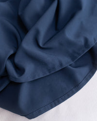 Navy Dress 深藍修腰口袋恤衫裙/ DS1072