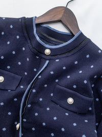 [Style 4] Polka Dot Knit Set 小圓點針織通花邊線精緻套裝/ SE8107（優惠至 2月13日）