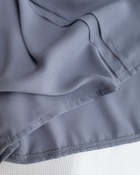 Button Collar Blouse 立體細褶V領金扣襯衫/ BU9127 (Pre-order steelblue milktea 3月3截單)