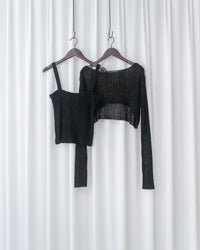 Layered Knit Set 兩穿式層次感針織套裝/ SE8102