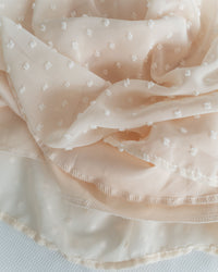 Romantic Dot Dress 浪漫立體點紋修身雪紡連身裙/ DS1073