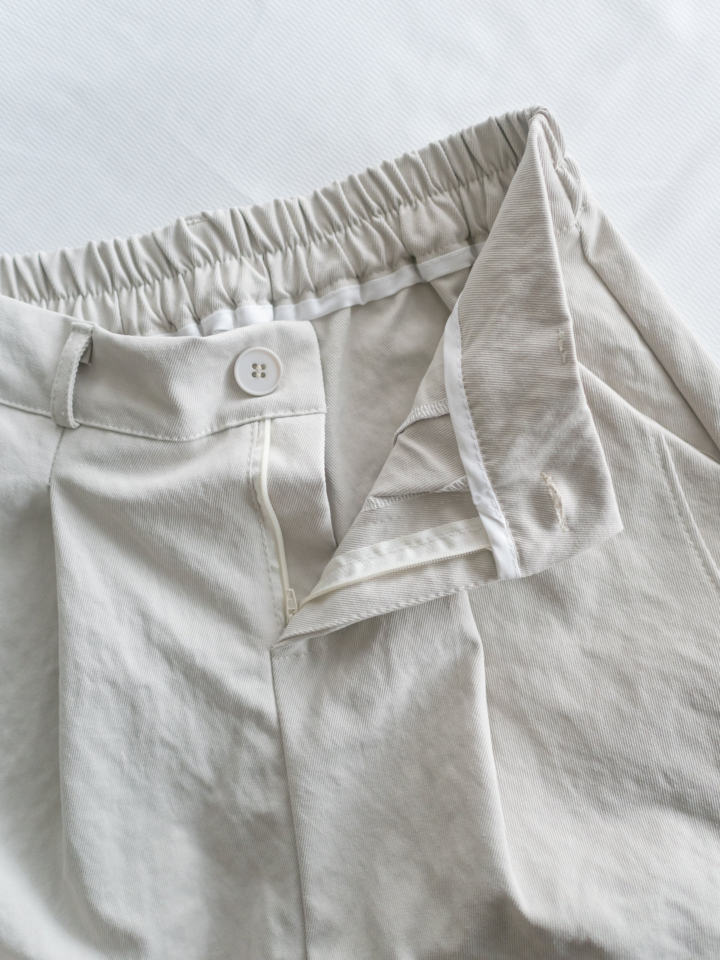 Stitched-Line Pants 棉質立體車線顯瘦寬腿西褲/ PT8477 (pre-order black)