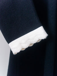 Black & White Knit Dress 黑白拼色針織連身裙/ DS1068