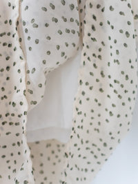 Dot Ruffle Dress 點點荷葉邊修腰雪紡連身裙/ DS1040