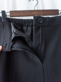 Black Skirt 黑色後橡筋口袋半裙/ SK8889