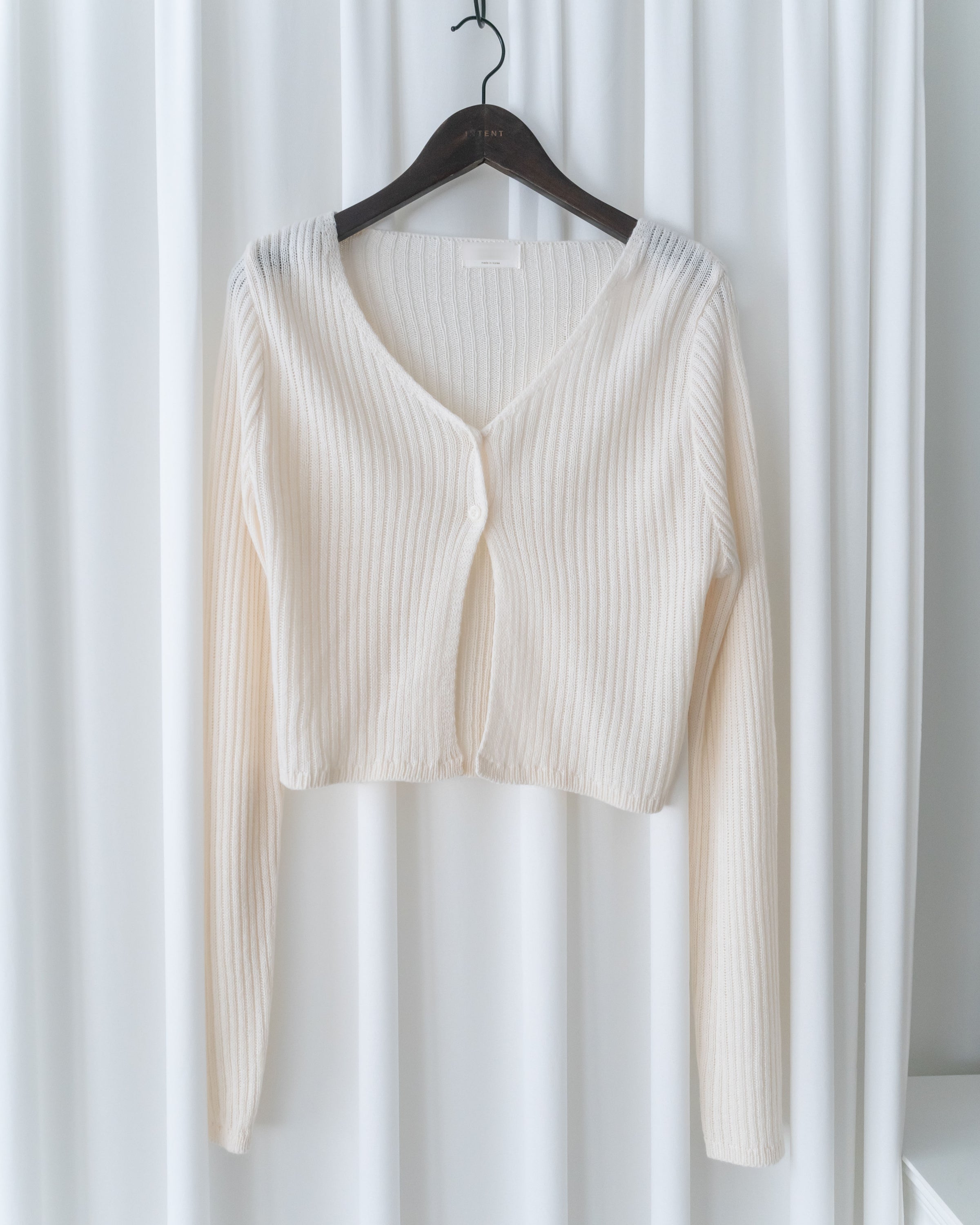 雙鈕扣開叉顯瘦彈性外套, Cardigan/ CD8138