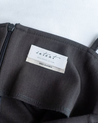 Geometric Vest Dress 幾何剪裁質感面料修飾線條吊帶長裙/ DS1081