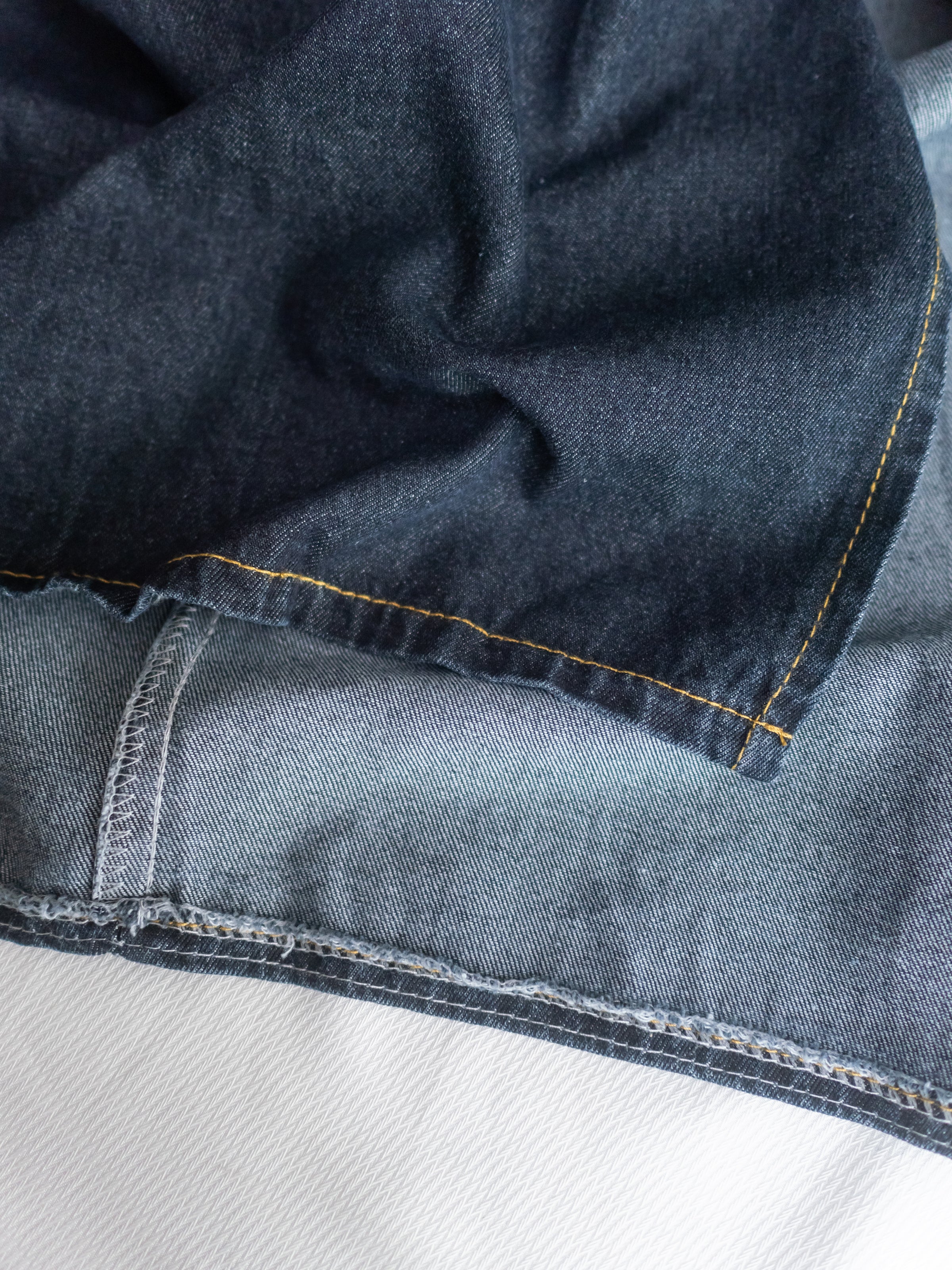 Denim Vest Dress 深藍隨性側開衩質感牛仔吊帶裙/ DS1084