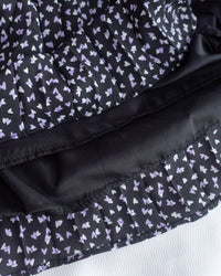 Watercolour Heart Pleated Dress 氣質水彩疊層心形V領百褶連身裙/ DS1085