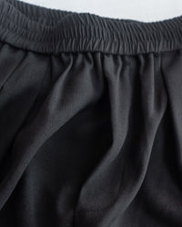 Linen-Cotton Skirt Pants 舒適麻棉仿真褲頭橡筋腰闊褲/ SK8932