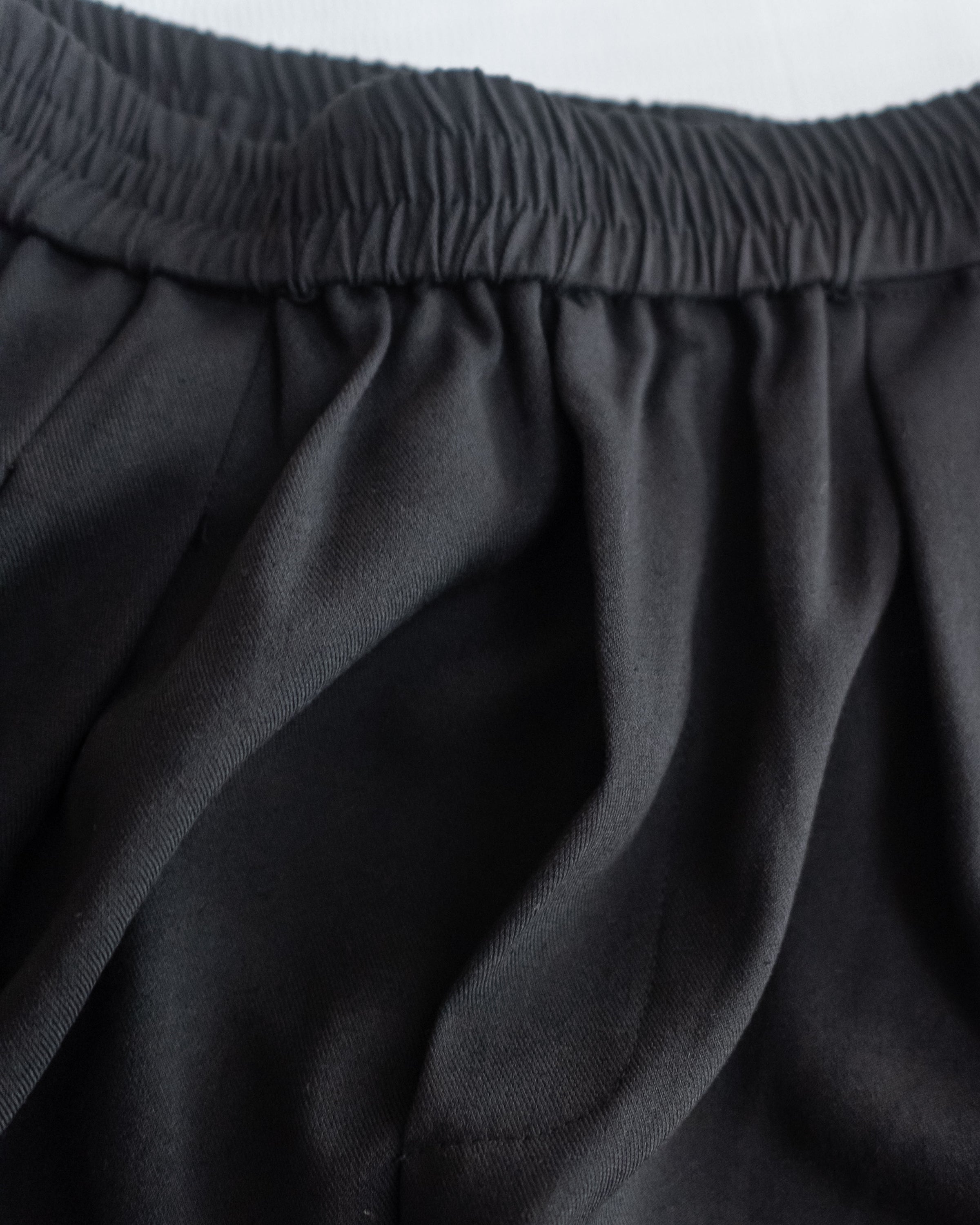 Linen-Cotton Skirt Pants 舒適麻棉仿真褲頭橡筋腰闊褲/ SK8932