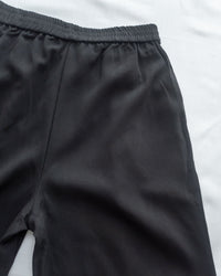 Linen-Cotton Skirt Pants 舒適麻棉仿真褲頭橡筋腰闊褲/ SK8932