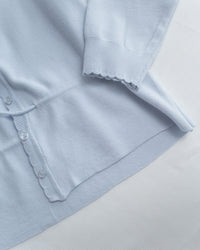 Floral Edge Cardigan 花邊修身彈力輕修腰針織上衣外套/ TP9209