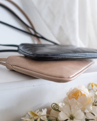 Double Strap Shoulder Bag 輕法式光澤皮感細帶腋下包/ BG8093