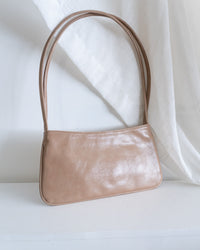 Double Strap Shoulder Bag 輕法式光澤皮感細帶腋下包/ BG8093