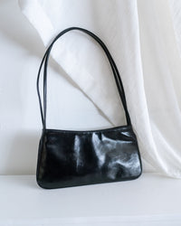 Double Strap Shoulder Bag 輕法式光澤皮感細帶腋下包/ BG8093