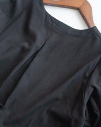 Tie-Waist Dress 隨性氣質雙圈修腰口袋連身裙/ DS1089