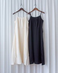 Dora Dress 前後細節領口修腰吊帶連身裙/ DS1091 (pre-order)