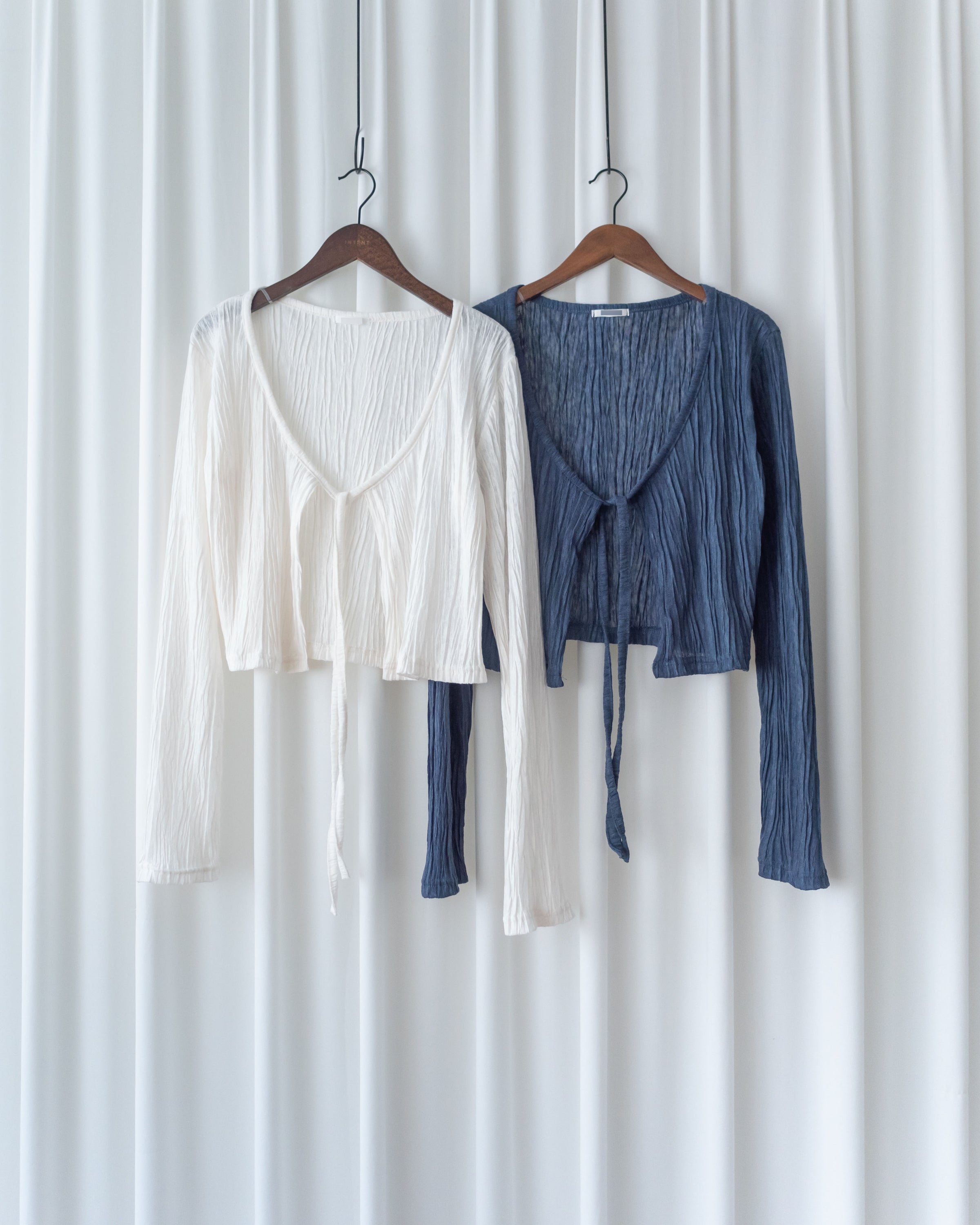 Cloud Touch Cardigan 防皺雲感皺褶顯瘦綁帶外套/ TP9214 (pre-order)