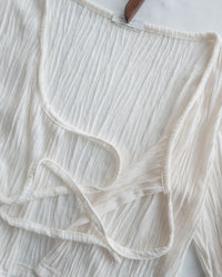 Cloud Touch Cardigan 防皺雲感皺褶顯瘦綁帶外套/ TP9214 (pre-order)