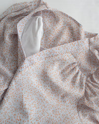 Glass Floral Dress 琉璃光感精緻小碎花連身裙/ DS1099