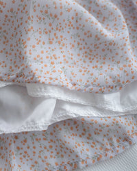 Glass Floral Dress 琉璃光感精緻小碎花連身裙/ DS1099