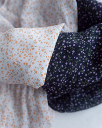 Glass Floral Dress 琉璃光感精緻小碎花連身裙/ DS1099