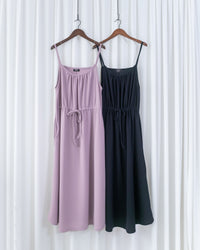 Sophie Vest Dress 防皺彈性修腰吊帶連身裙/ DS1101