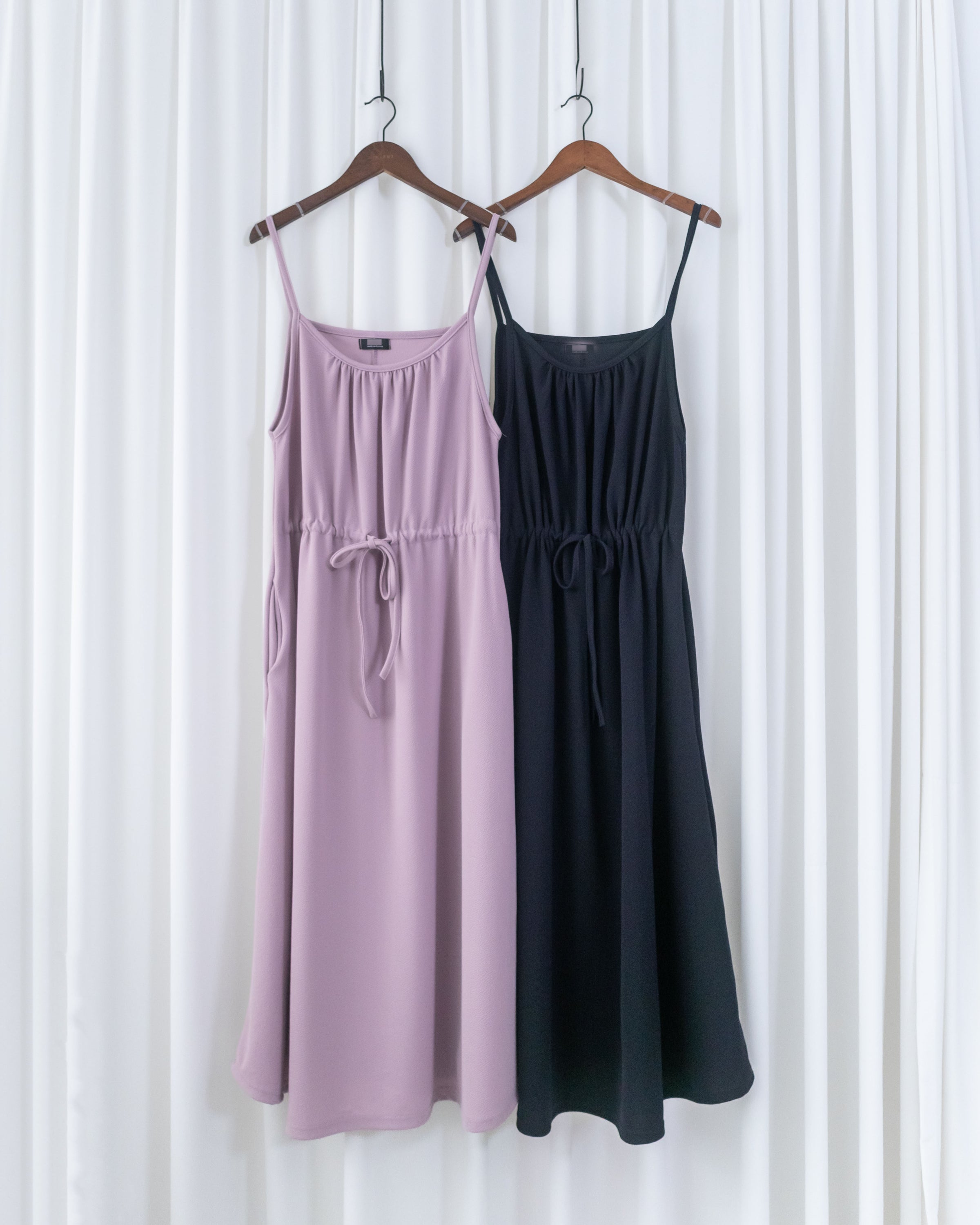 Sophie Vest Dress 防皺彈性修腰吊帶連身裙/ DS1101