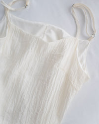 Vest Dress Set 輕盈紋理吊帶連身裙套裝/ SE8110