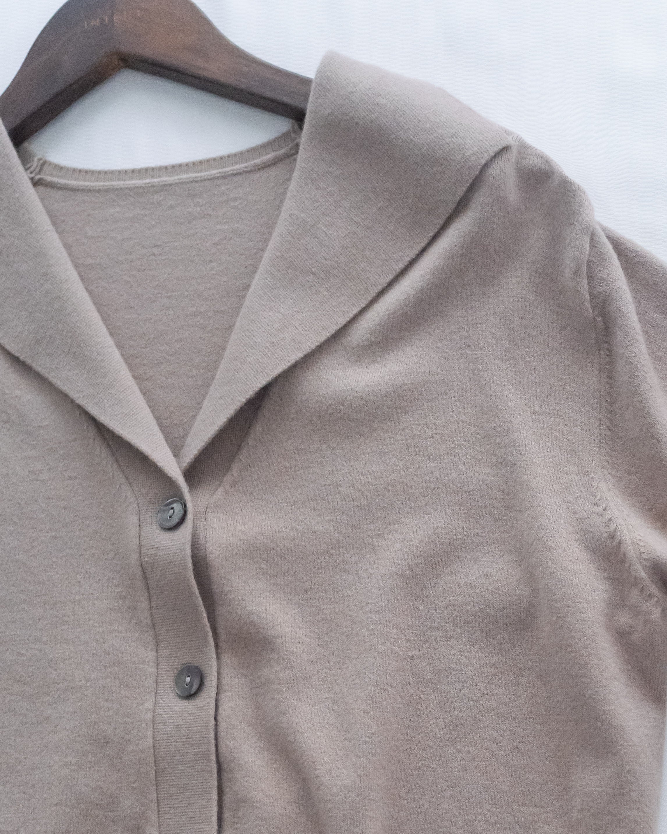 Collar Knit Cardigan 翻領針織棉棉外套或上衣/ TP9219