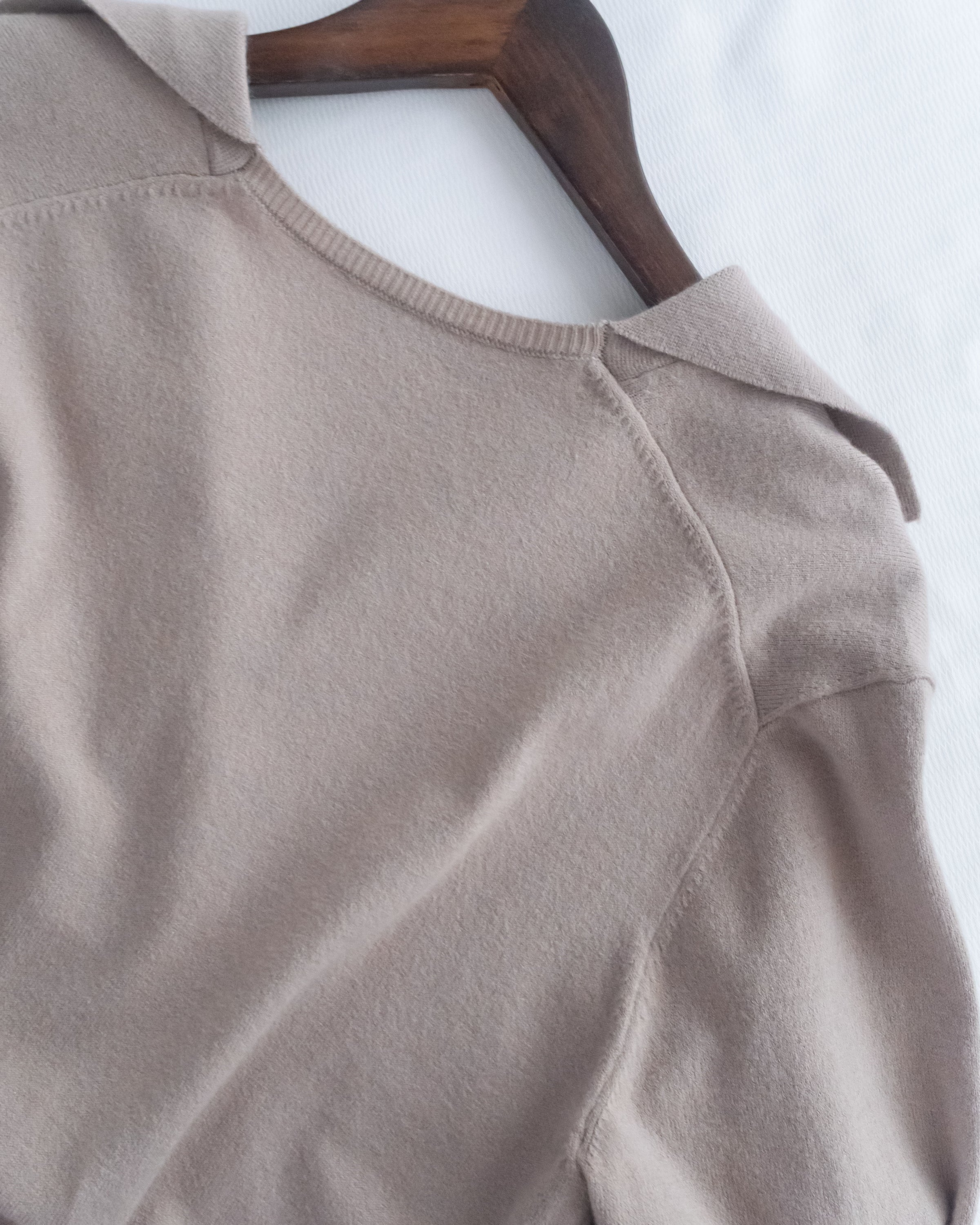 Collar Knit Cardigan 翻領針織棉棉外套或上衣/ TP9219