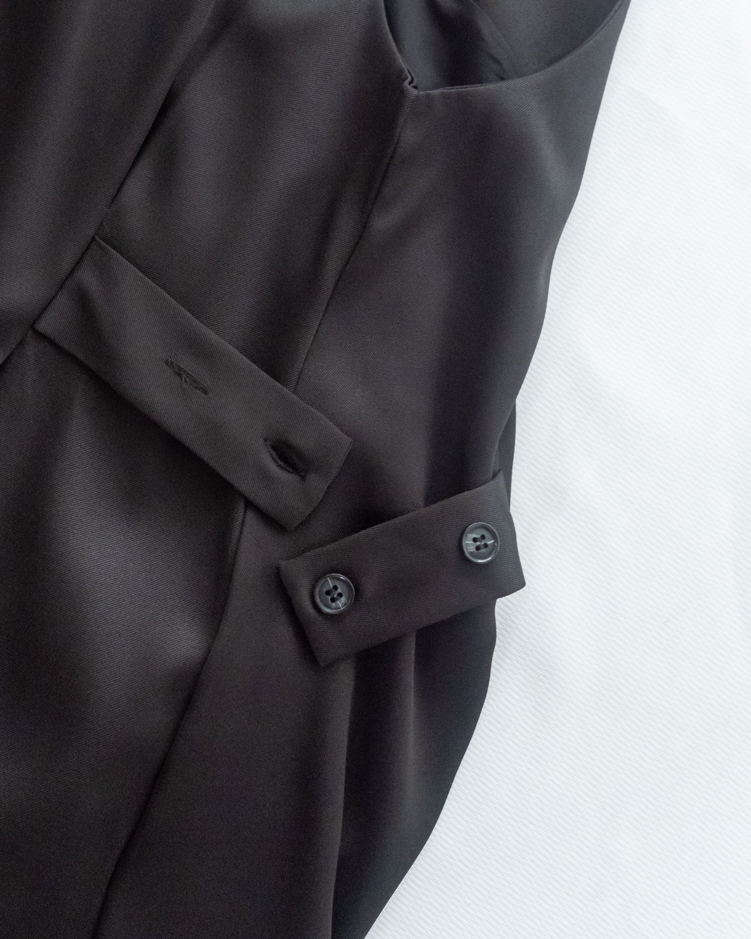 Button Waist Dress 輕復古雙鈕扣修腰背心裙/ DS1102