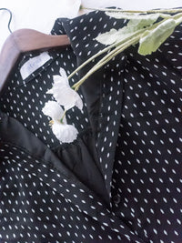 [intent label/intent製 ]  Rhombus Dress  菱形印花雪紡隨性口袋連身裙/ DS9987