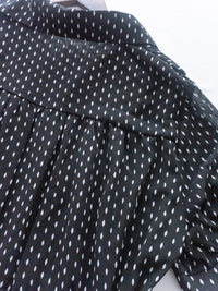 [intent label/intent製 ]  Rhombus Dress  菱形印花雪紡隨性口袋連身裙/ DS9987