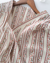 French Patterned Dress
 法式防皺直條紋印花連身裙/ DS1093