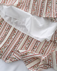 French Patterned Dress
 法式防皺直條紋印花連身裙/ DS1093