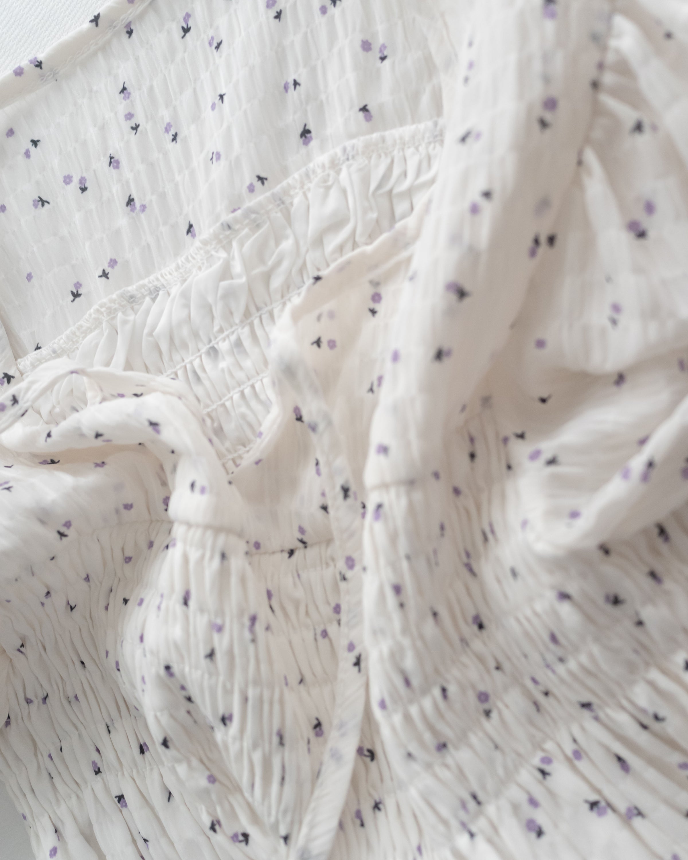 【現貨限量回歸 】Starry Floral Dress 流星小花彈性修身防皺連身裙/ DS1106