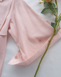 Trench Blouse 風衣感雙層修腰襯衫外套/ BU9141