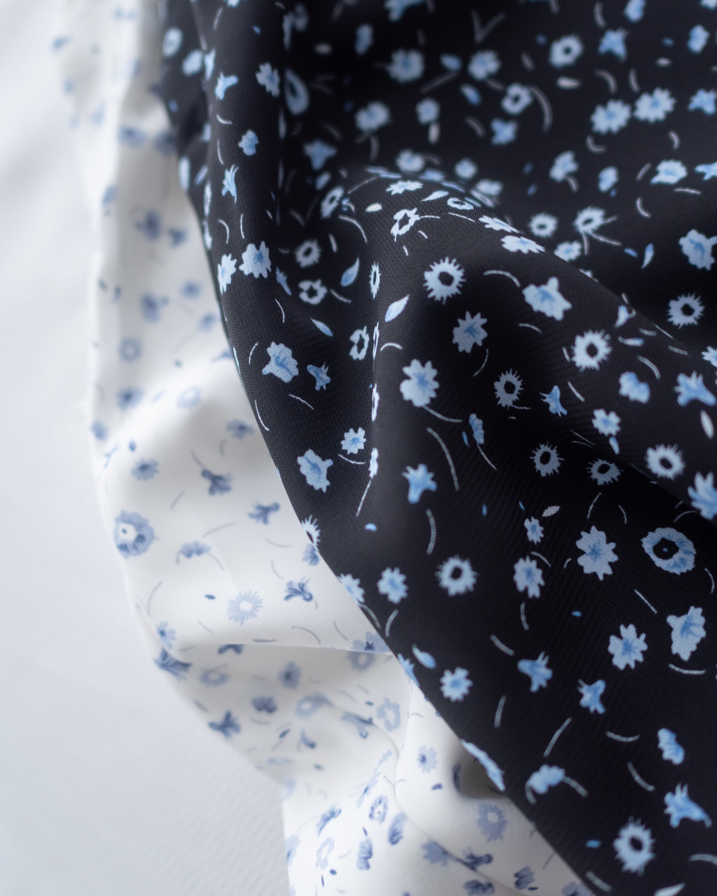 Falling petals Dress 花瓣印花後橡筋兩穿荷葉連身裙/ DS1124 (black sold out)
