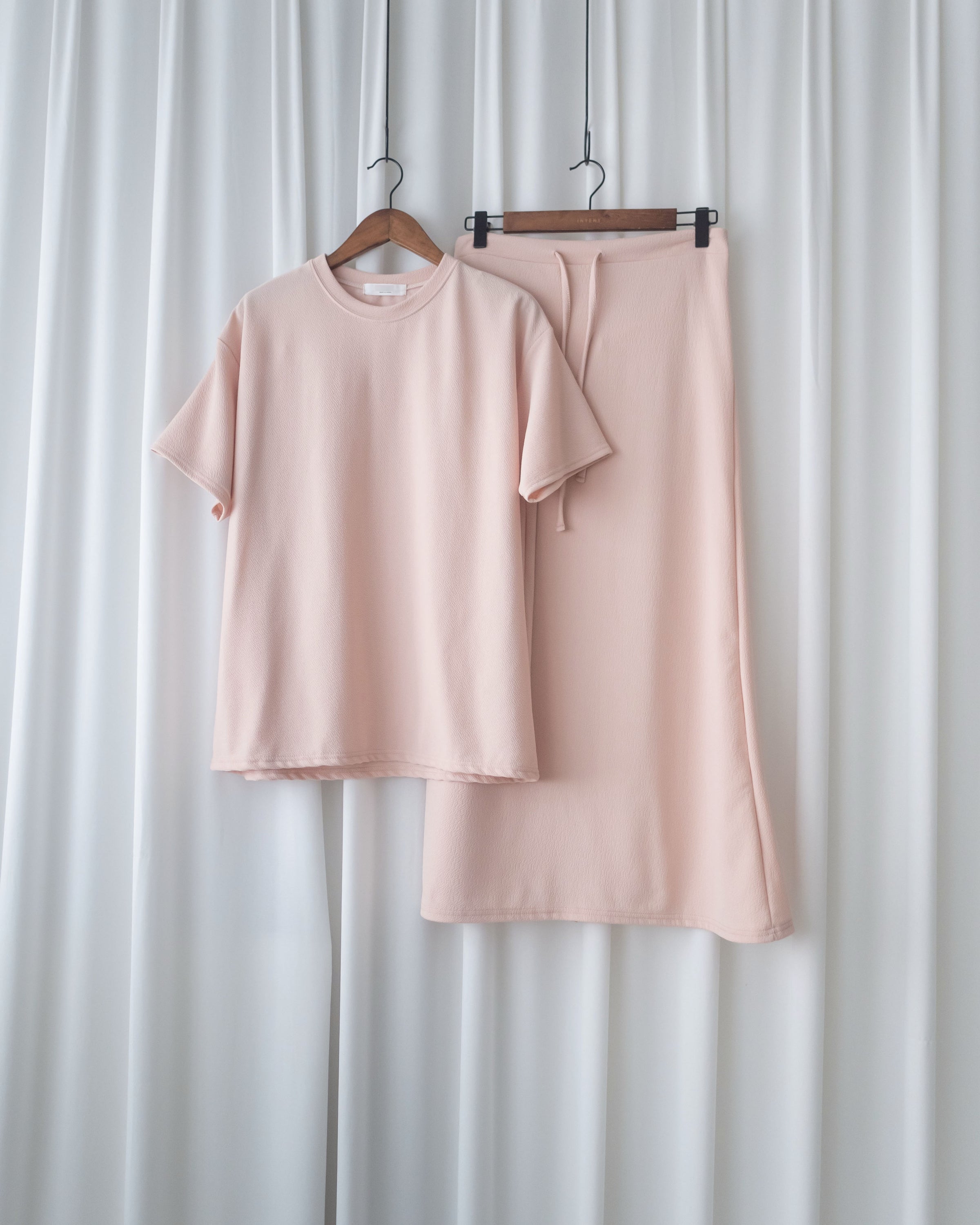 ［Mother's day Offer  ☀︎] Alice Set 彈性質感後開叉兩件套/ SE8112