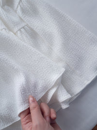 [intent label/intent製] Sophie Cotton Blouse 彈性防皺內橡筋顯瘦圓領上衣/ TPA8001
