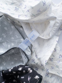 [intent label/intent製]  Waterfloral  Dress 輕盈防皺後彈性橡筋水彩印花連身裙(肩帶可調) / DSA8001