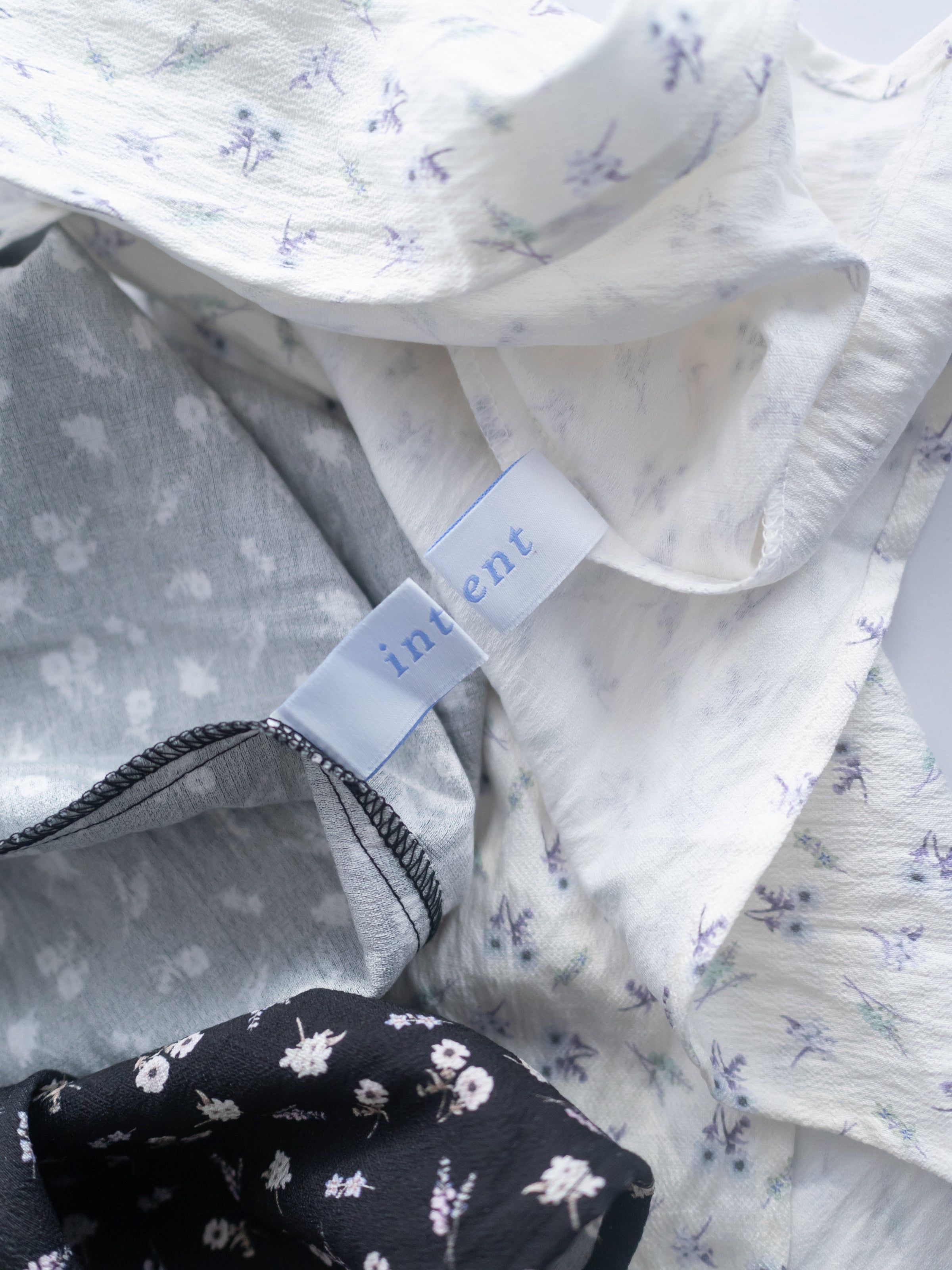 [intent label/intent製]  Waterfloral  Dress 輕盈防皺後彈性橡筋水彩印花連身裙(肩帶可調) / DSA8001