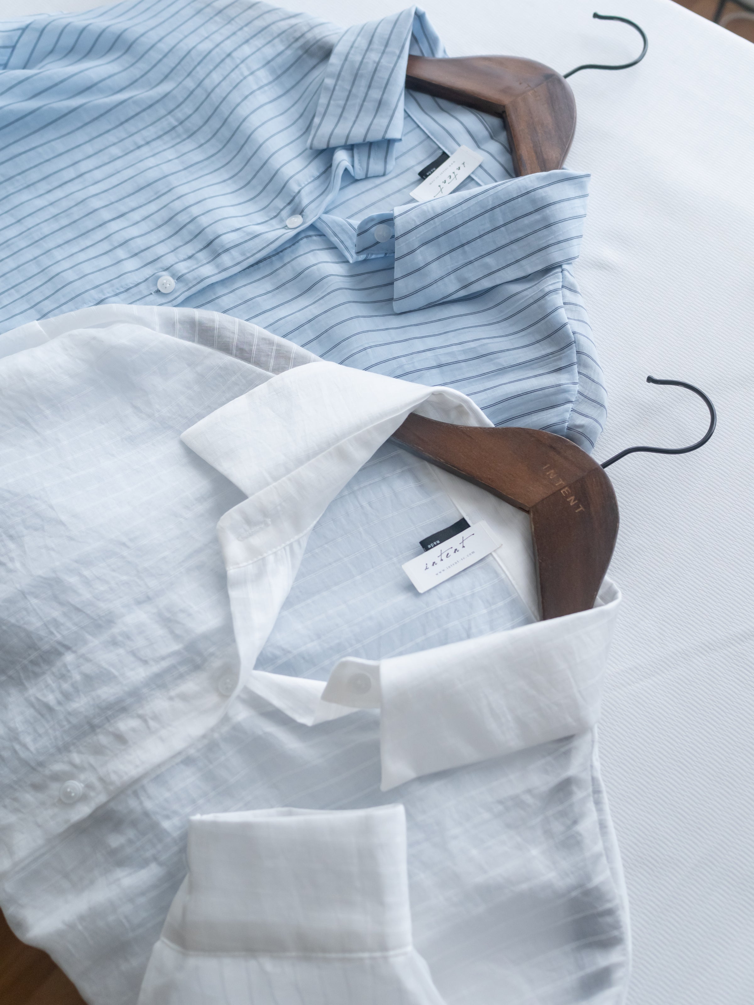 Stripe Shirt 輕薄防曬條紋恤衫/ BU9142 (pre-order lightblue)