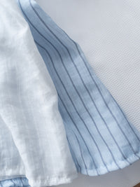 Stripe Shirt 輕薄防曬條紋恤衫/ BU9142 (pre-order lightblue)