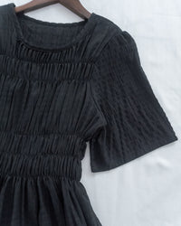 Secret Check Dress 暗格紋雪紡顯瘦修身連衣裙 / DS1127 (Pre-order 5月28截單)