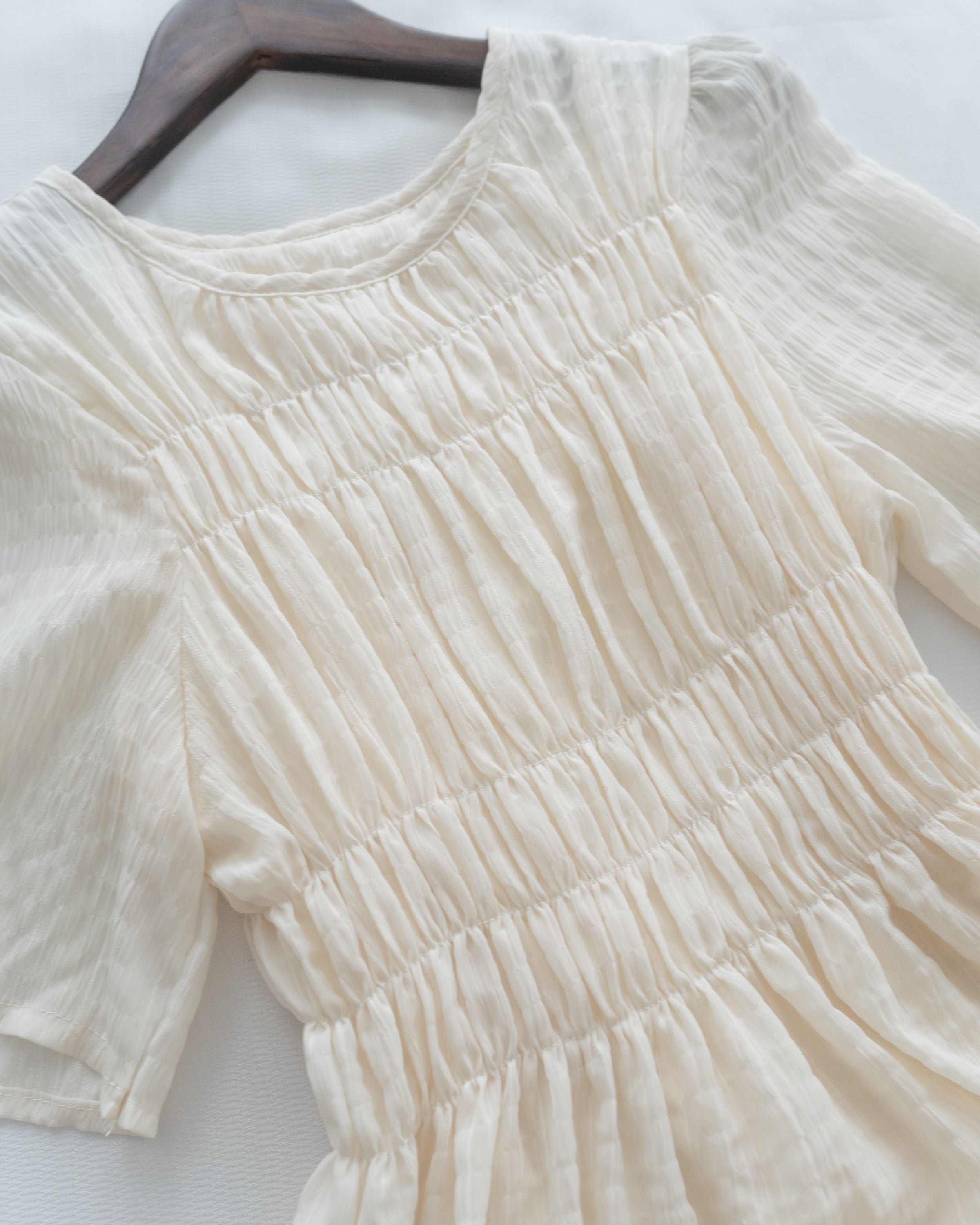 Secret Check Dress 暗格紋雪紡顯瘦修身連衣裙 / DS1127 (Pre-order 5月28截單)