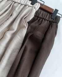Glossy Wide Leg Pants 光澤感金飾點綴傘裙褲/ PT8479 (pre-order 5月28截單)