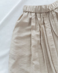Glossy Wide Leg Pants 光澤感金飾點綴傘裙褲/ PT8479 (pre-order 5月28截單)